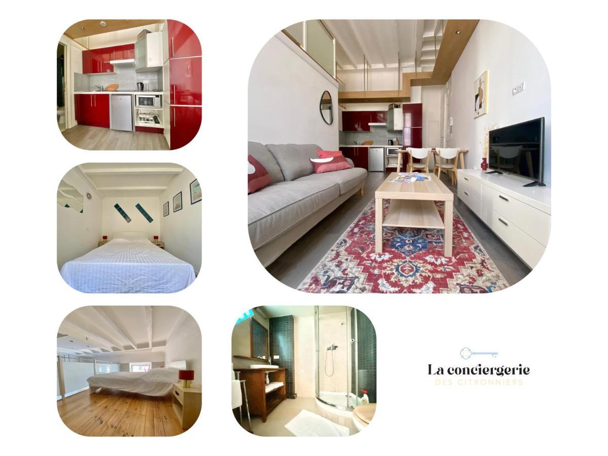 Le botta charmant deux pièces plein centre Menton Extérieur photo